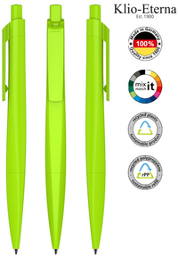Klio-Eterna Kugelschreiber Shape recycling - TZ hellgrün